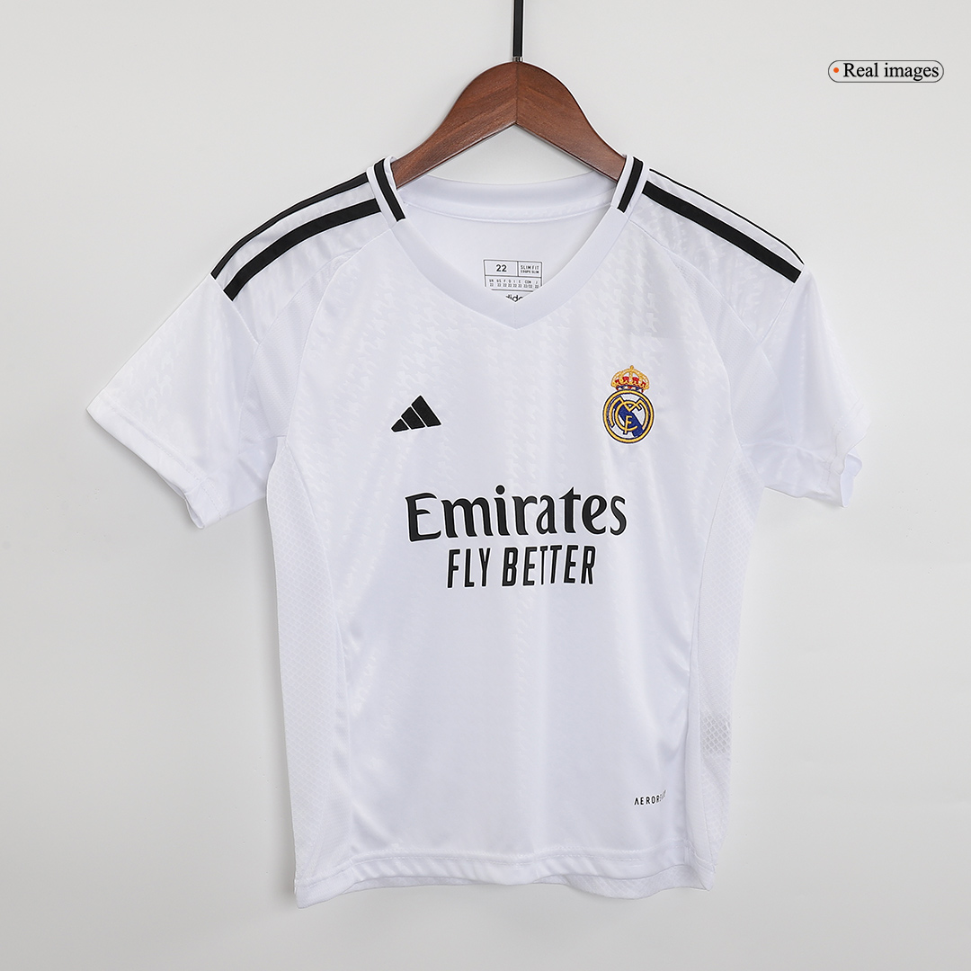 Real Madrid Home Kids Soccer Jerseys Kit 2024/25