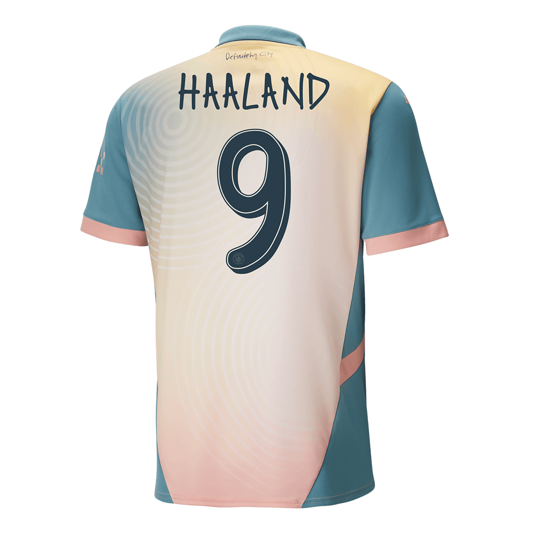 HAALAND #9 Manchester City Fourth Away Soccer Jersey 2024/25