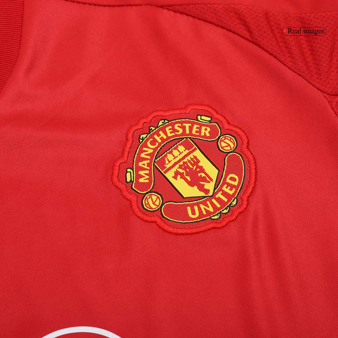 Manchester United Home Kids Soccer Jerseys Kit 2024/25