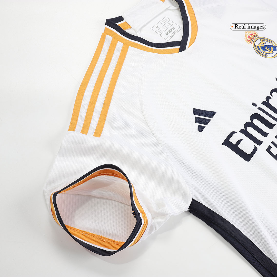 Real Madrid Home Soccer Jersey 2023/24 – UCL Champion 15