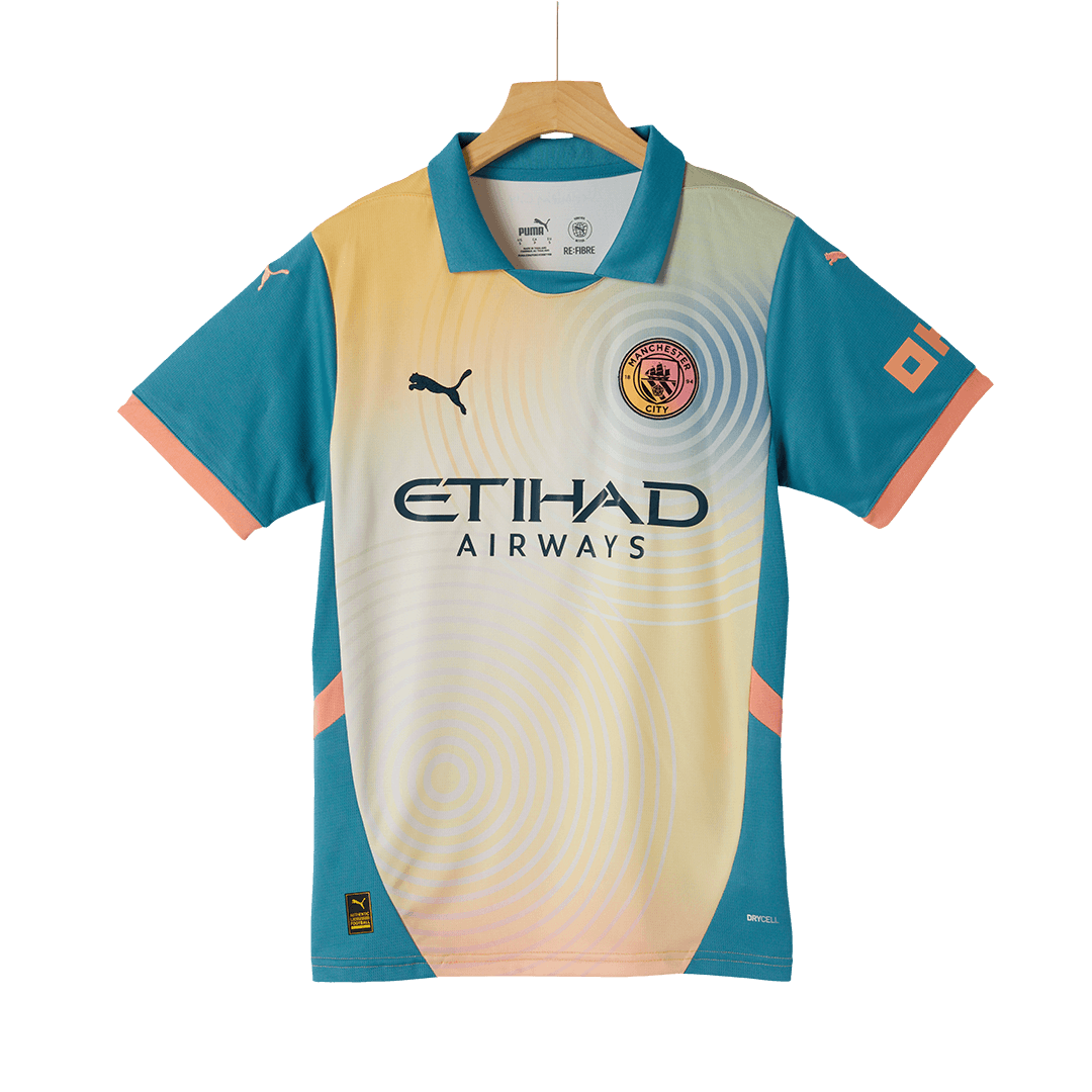 Manchester City Fourth Away Soccer Jersey 2024/25