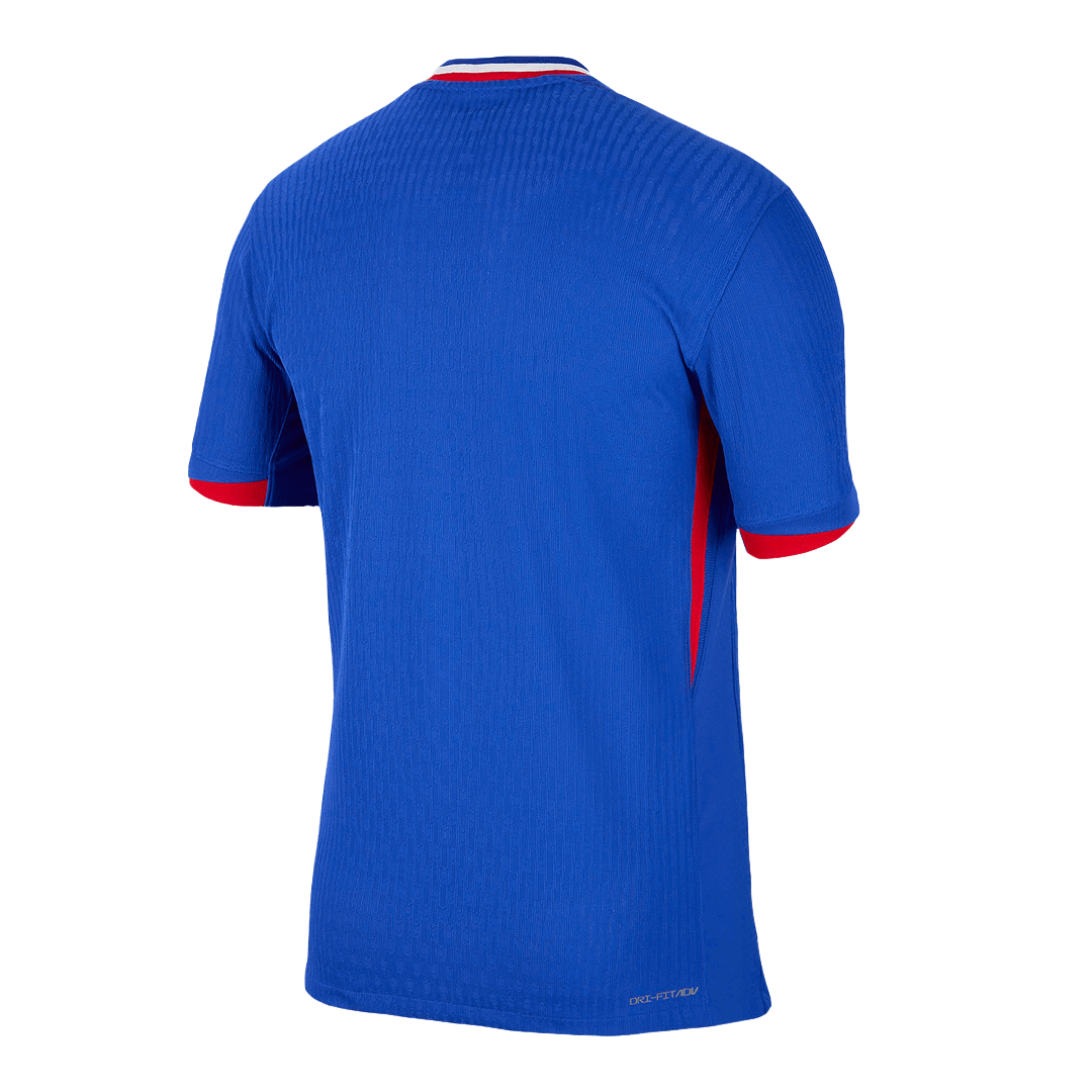 France Home Authentic Soccer Jersey EURO 2024