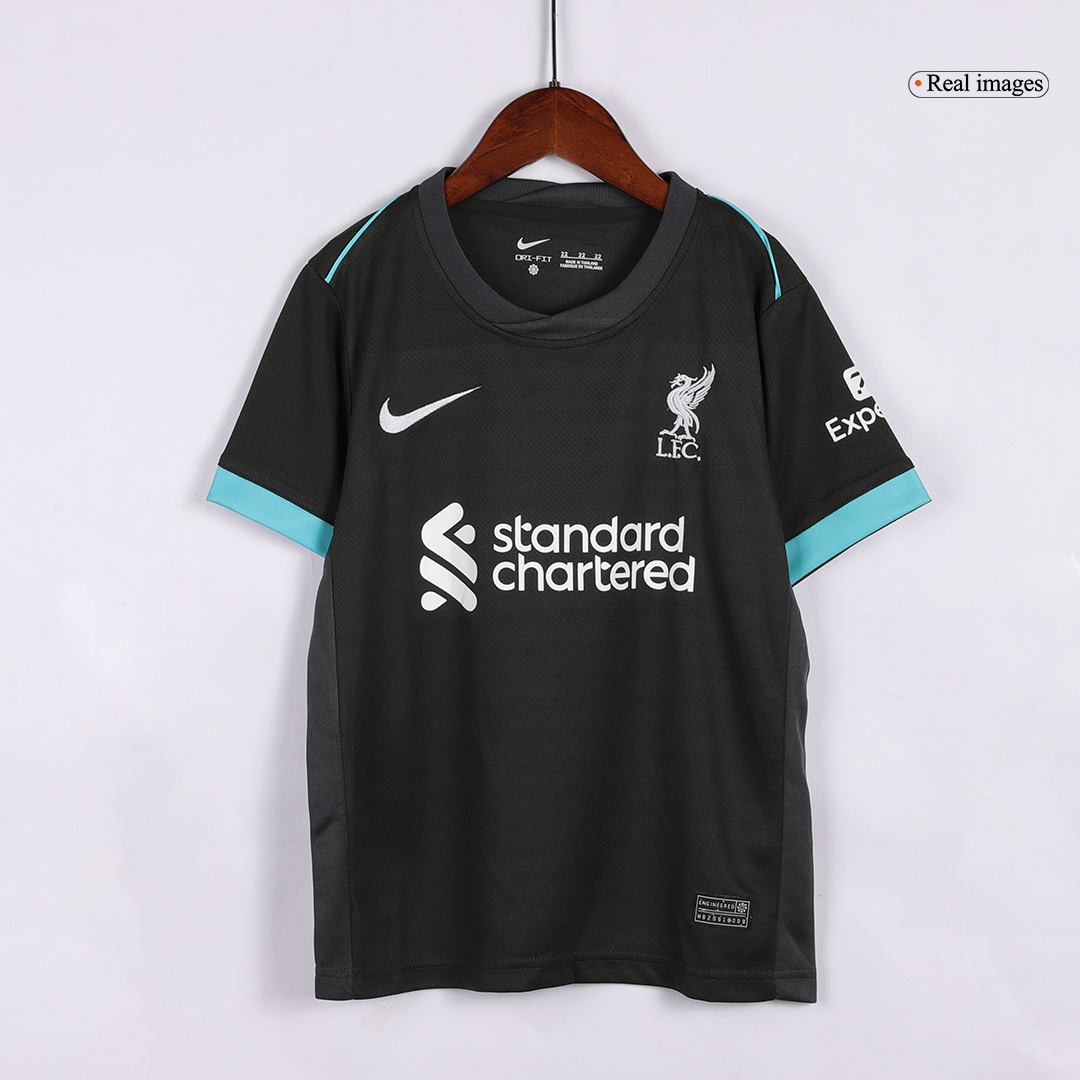 Liverpool Away Kids Soccer Jerseys Full Kit 2024/25