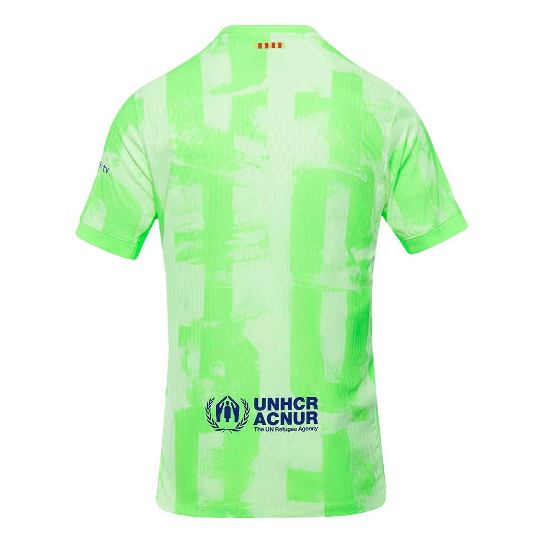 Barcelona Third Away Authentic Soccer Jersey 2024/25 – UCL（Spotify Logo Without Text）