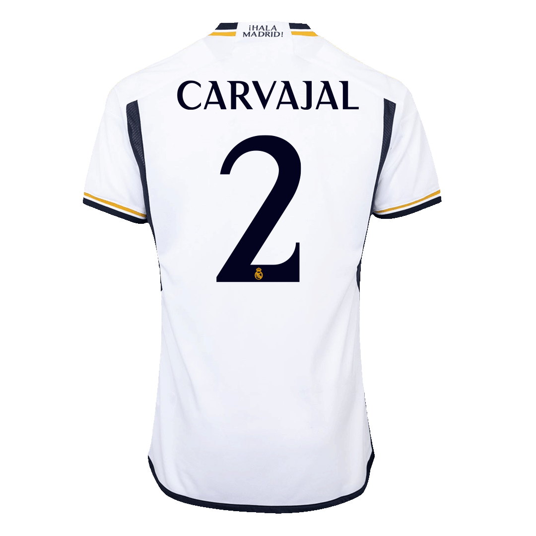 CARVAJAL #2 Real Madrid Home Authentic Soccer Jersey 2023/24