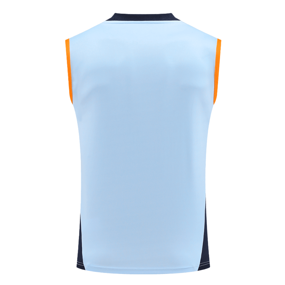 Real Madrid Pre-Match Sleeveless Top 2024/25 Blue