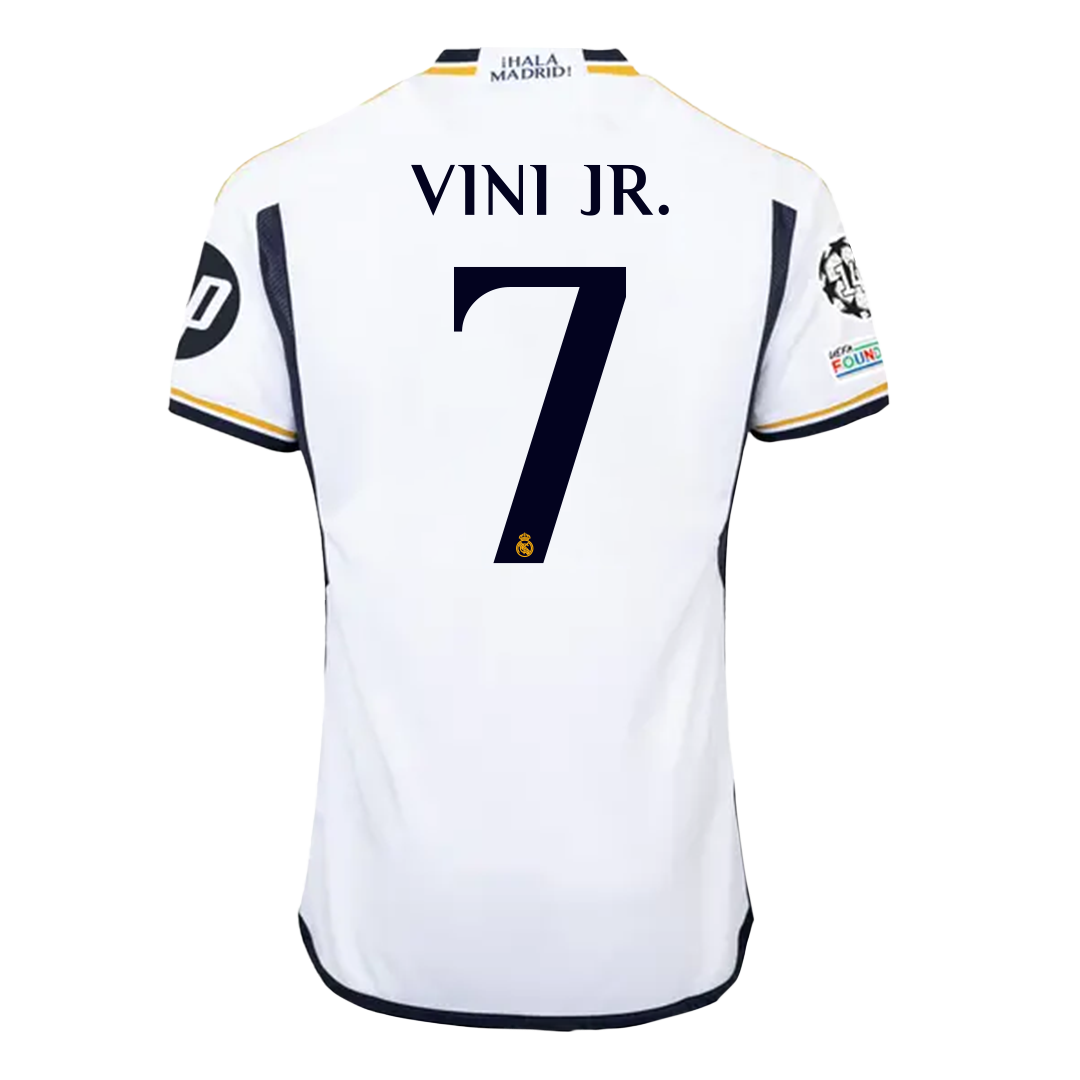 VINI JR. #7 Real Madrid Home Soccer Jersey 2023/24 – UCL FINAL