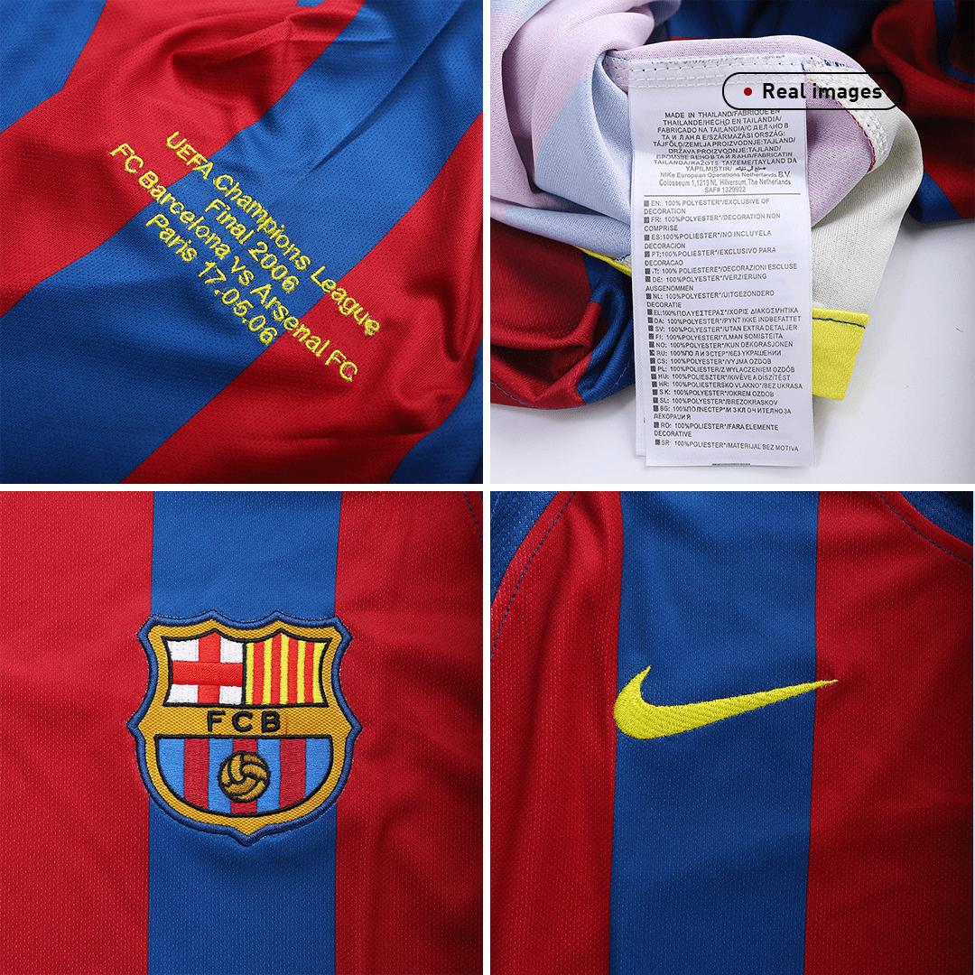 Vintage Soccer Jersey Barcelona Home 2005/06 – UCL Final