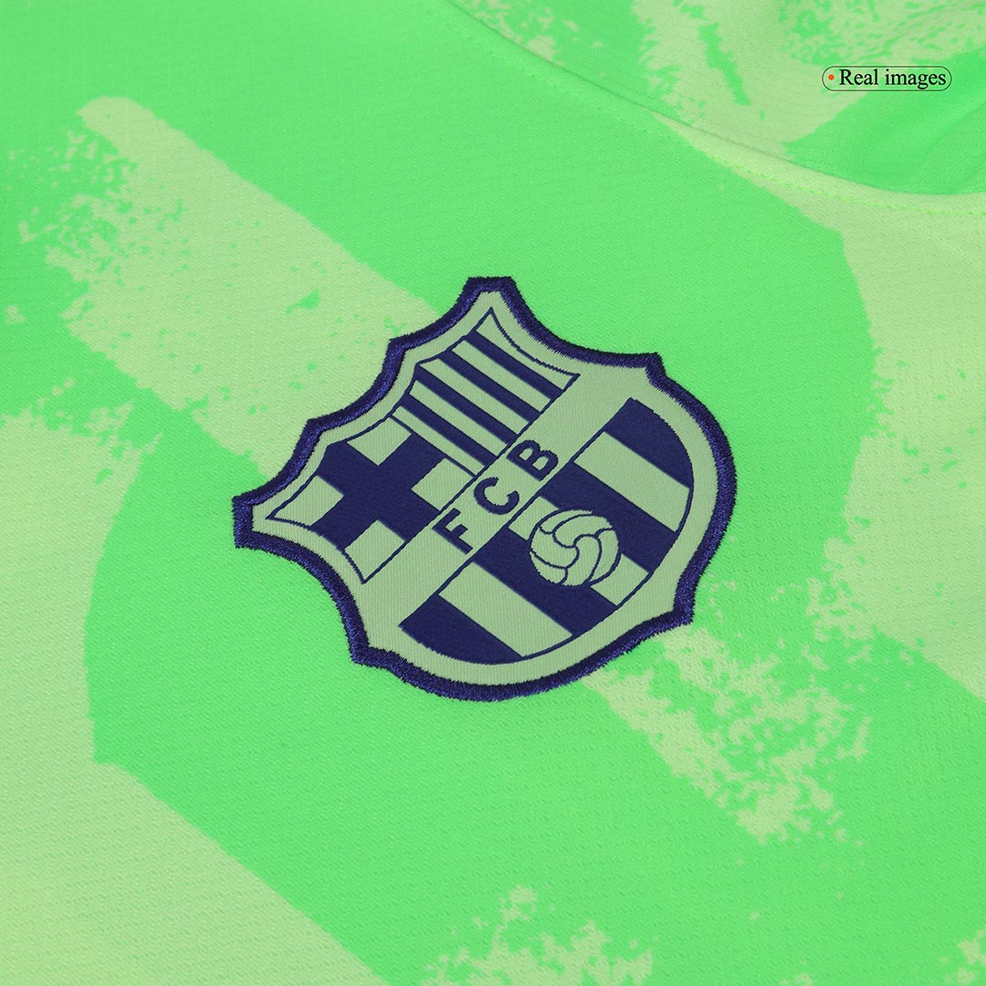 F.DE JONG #21 Barcelona Third Away Soccer Jersey 2024/25 – UCL（Spotify Logo Without Text）