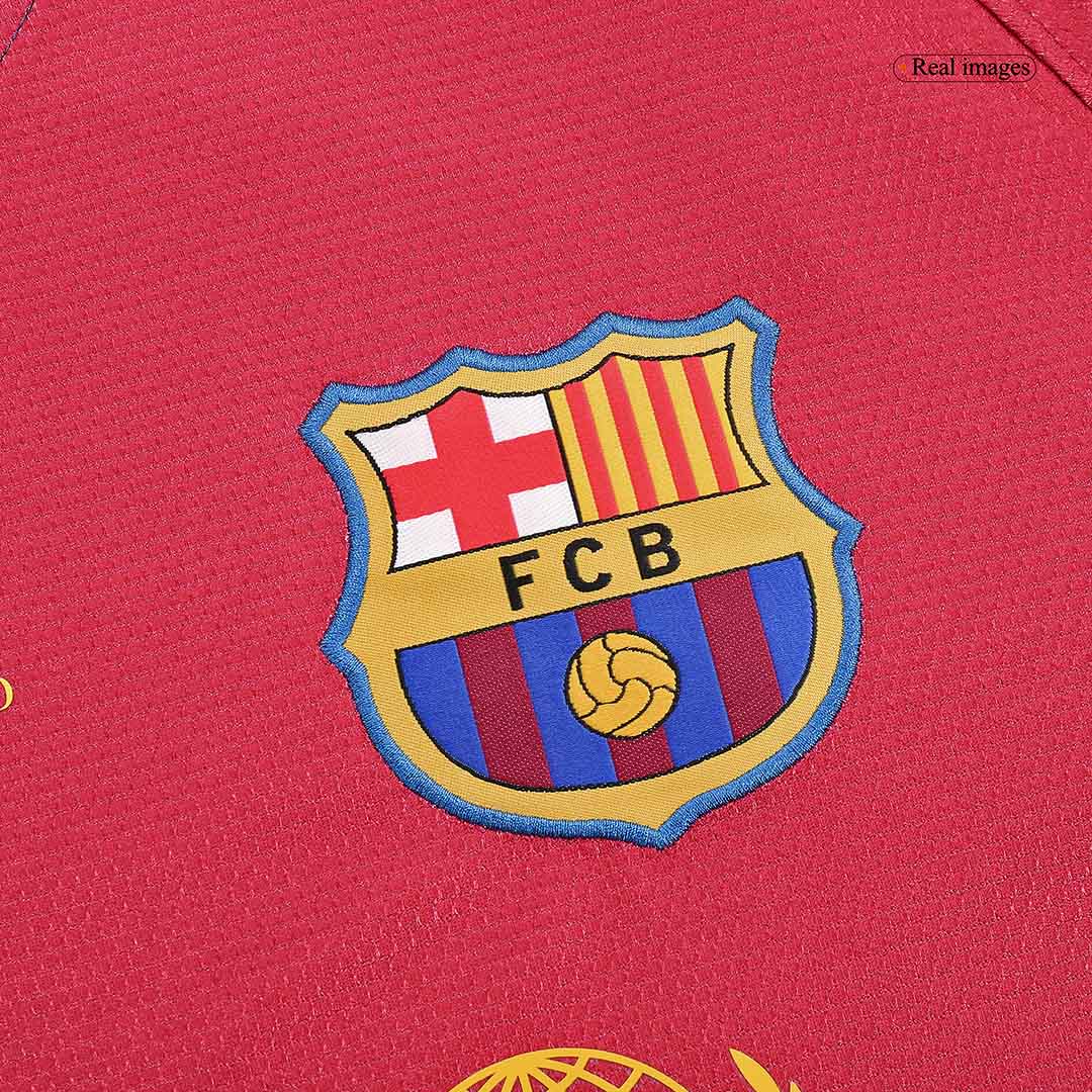 Vintage Soccer Shirts Barcelona Home Long Sleeve 2008/09 – UCL Final