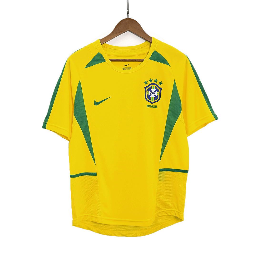 Vintage Soccer Jersey RONALDINHO #11 Brazil Home 2002/03